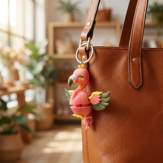 Flamingo Flexy Tails Exclusive – Flexible Keychain
