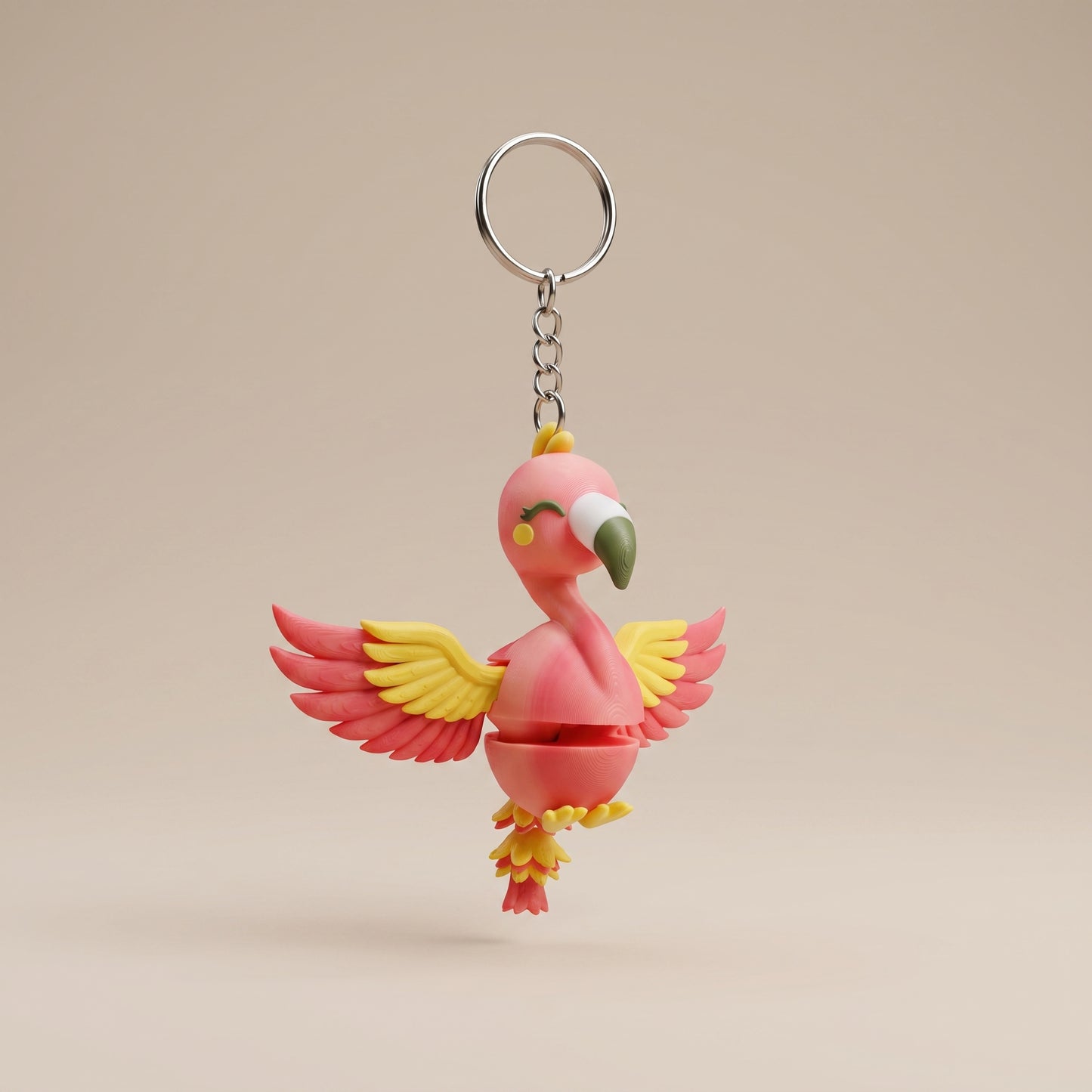 Flamingo Flexy Tails Exclusive – Flexible Keychain