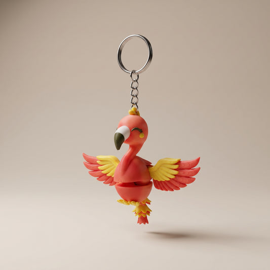 Flamingo Flexy Tails Exclusive – Flexible Keychain