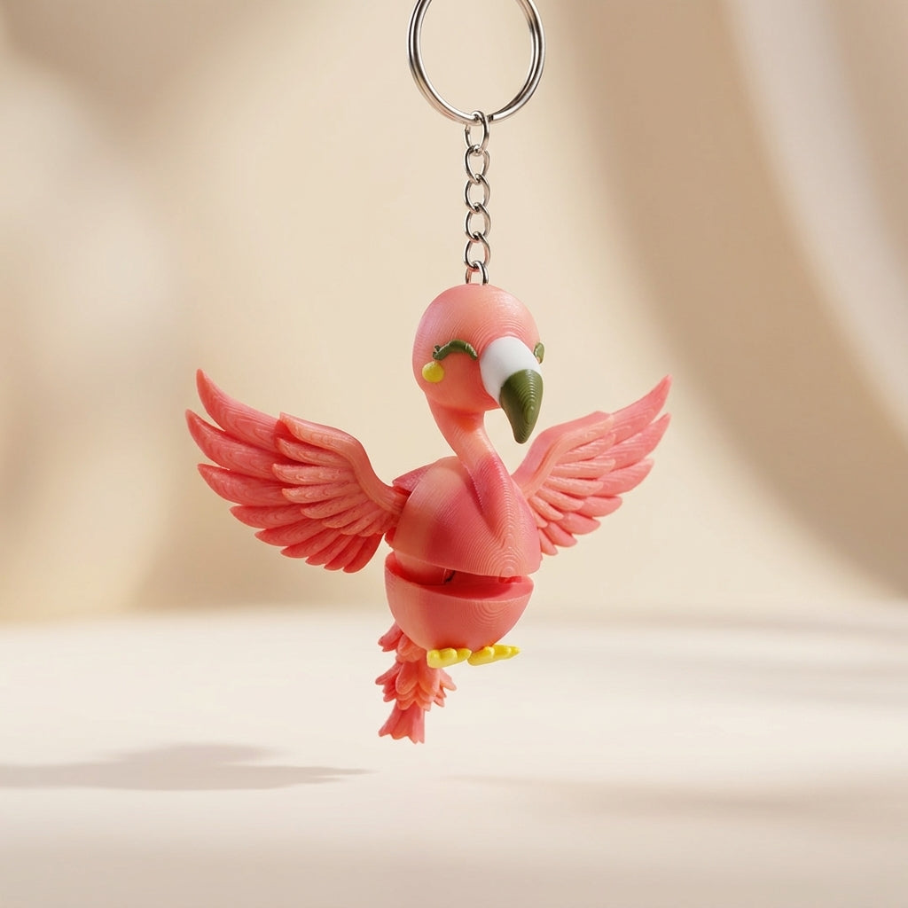 Flamingo Flexy Tails Exclusive – Flexible Keychain