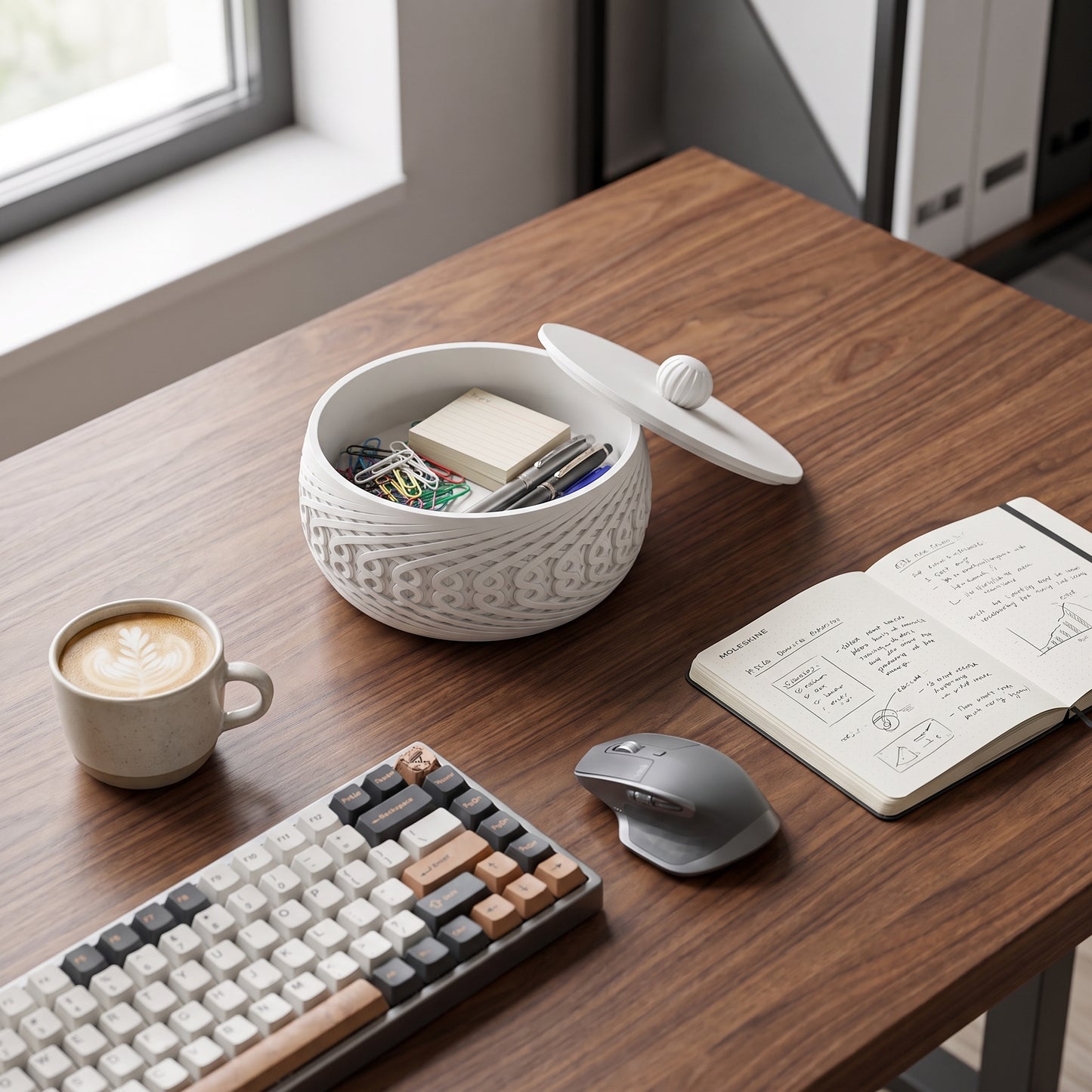 Modern Decorative Storage Box with Lid | Minimalist Organizer